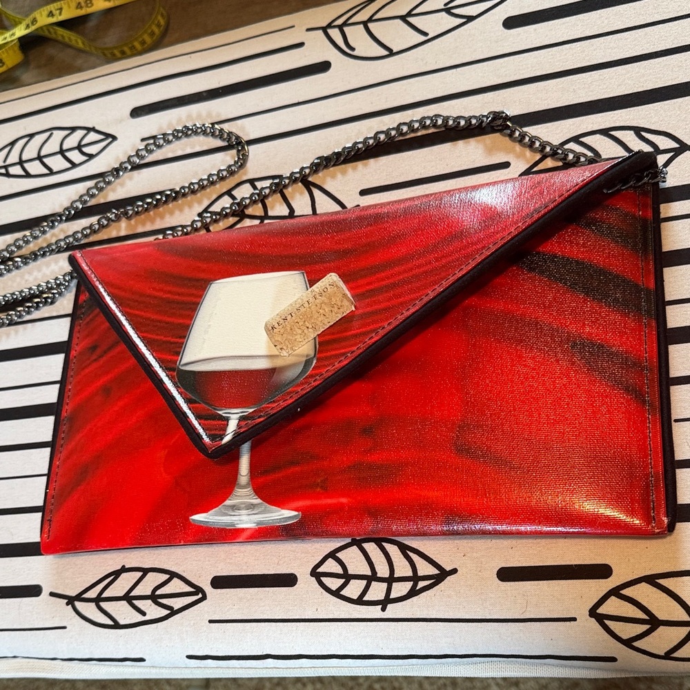 Genuine Kent Stetson "Red Wine" Signature Collection Clutch🍷